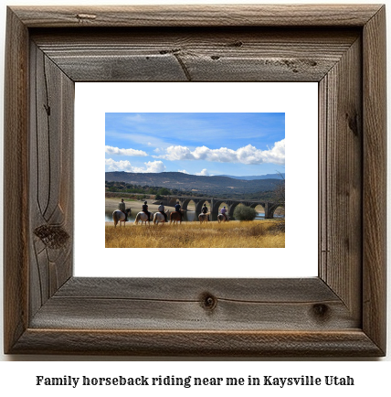 family horseback riding near me in Kaysville, Utah